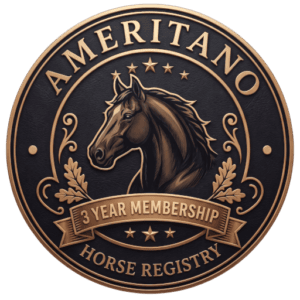 Ameritano Horse Registry — 3-Year Membership